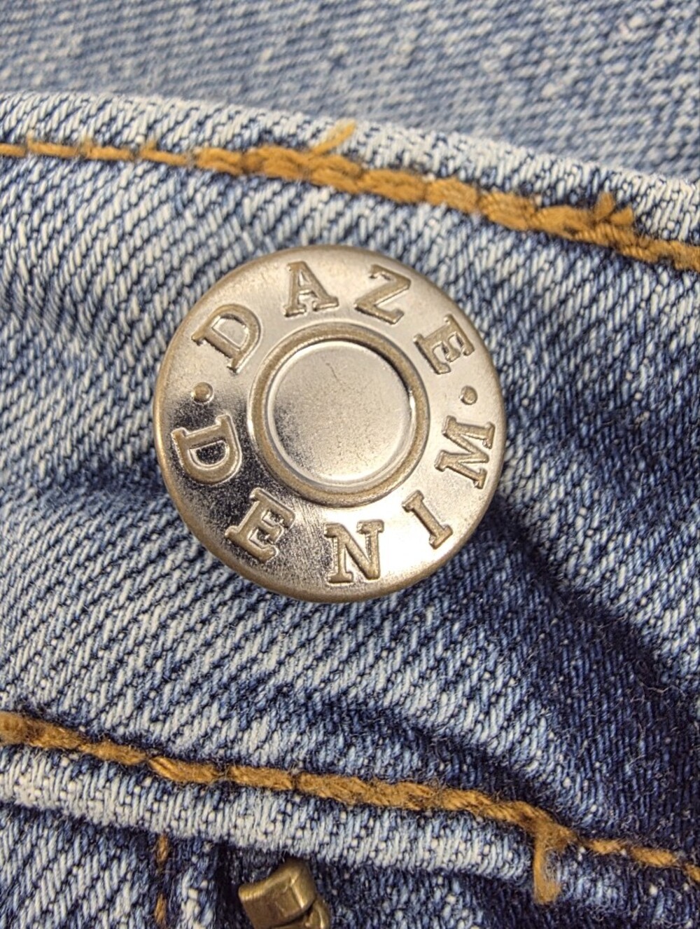 DAZE x Anthropologie High Rise Tough Love Organic Cotton Crop Raw Hem Jeans 28 - Picture 16 of 16